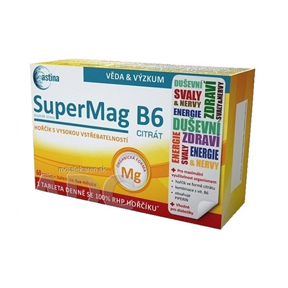 Astina SuperMag B6 citrát 60 tablet
