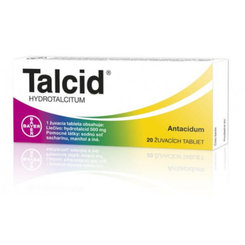 Talcid 500 mg žvýkací tablety 20 ks