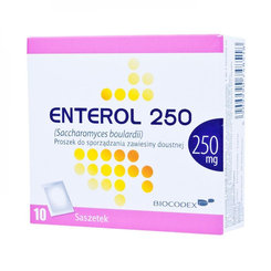 Enterol 250 mg prášek pro perorální suspenzi 10 sáčků