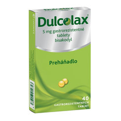 Dulcolax 5 mg projímadlo 40 tablet