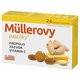 Müllerovy pastilky propolis zázvor a vitamín C 24 ks