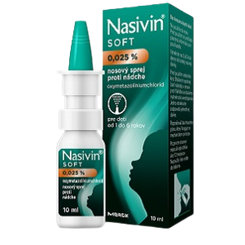 NASIVIN SOFT 0,025 % nosní sprej pro děti 10 ml