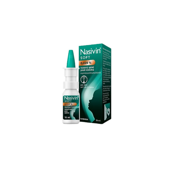 NASIVIN SOFT 0,025 % nosní sprej pro děti 10 ml