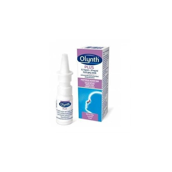 Olynth Plus 0,5 mg/50 mg/ml nosní sprej 10 ml