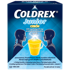 COLDREX Junior horký nápoj citron 1 g 10 sáčků