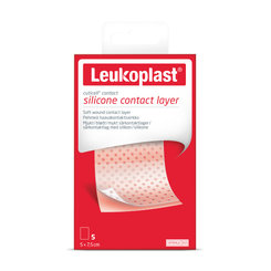 Leukoplast Cuticell Contact sterilní krytí 5×7,5 cm 5 ks