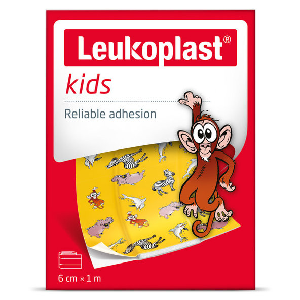 Leukoplast Kids voděodolná náplast na rány 6 cm × 1 m