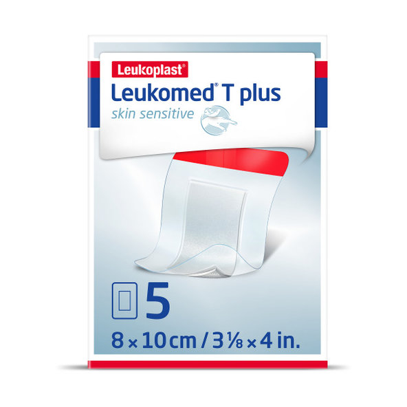 Leukoplast Leukomed T Plus Skin Sensitive krytí 8×10 cm 5 ks