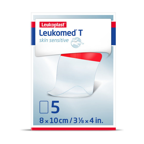 Leukoplast Leukomed T Skin Sensitive krytí 8×10 cm 5 ks