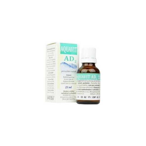 Aquavit AD2 perorální roztok pro zvířata 25 ml