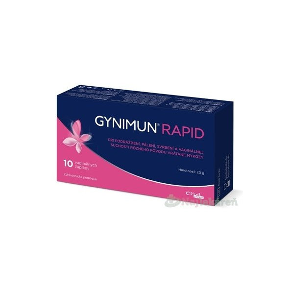 Gynimun Rapid 10 vaginálních čípků