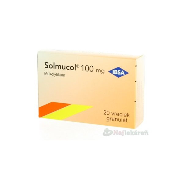 Solmucol 100 mg 20 sáčků