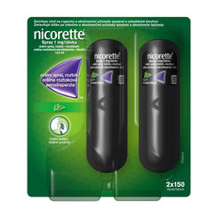 Nicorette spray proti kouření máta 13,2 ml 2 ks
