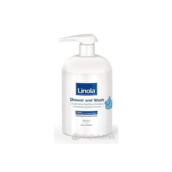 Linola Shower and Wash emulzní gel 500 ml