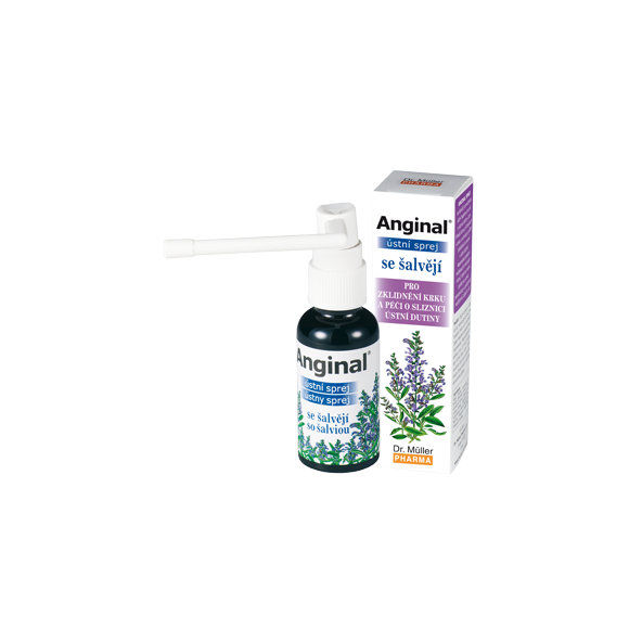 ANGINAL ústní sprej se šalvějí 30 ml