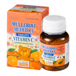 Müllerovi medvídci vitamín C mandarinka 45 tablet
