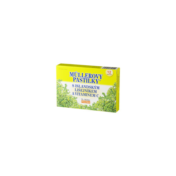 Müllerovy pastilky islandský lišejník + vitamín C 12 ks