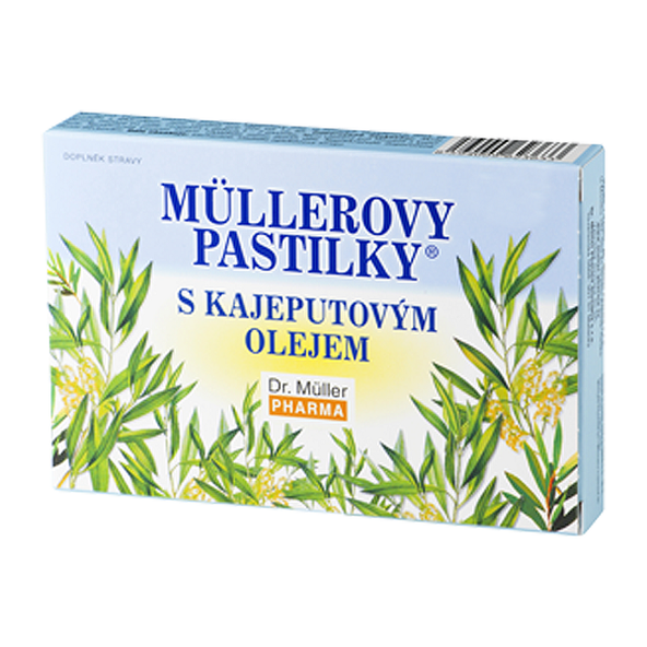 Müllerovy pastilky s kajeputovým olejem 24 pastilek