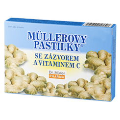 Müllerovy pastilky se zázvorem 24 pastilek