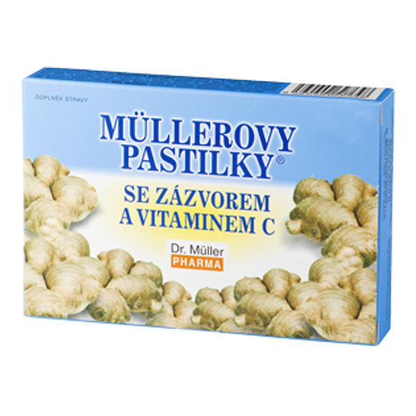 Müllerovy pastilky se zázvorem 24 pastilek