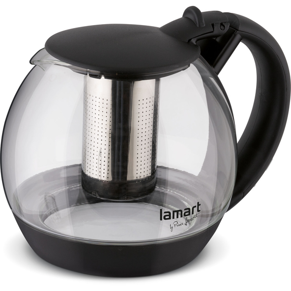 LAMART BULB LT7058 skleněná konvice 2 l černá 1 ks