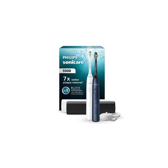 Philips Sonicare 5500 Sonický zubní kartáček nové generace HX7119/01 2 ks