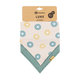 Petite&Mars bryndák bandana Luke Beige Kiwis Misty Green 3 m+ 2 ks