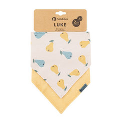 Petite&Mars Bryndák Luke Beige Pears Intense Ochre 3 m+ 2 ks