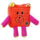 BeFun Calypso hračka pro seniory čtverec oranžový 12,5 cm