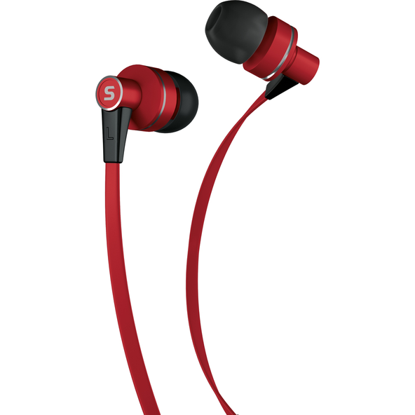 Sencor sluchátka SEP 300 MIC Red Met
