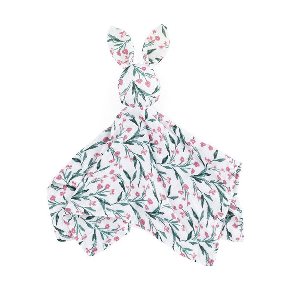 Petite&Mars bambusový muchláček Hugo Pink Meadow 0m+