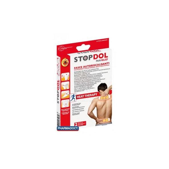 STOPDOL samohřejivá náplast 9 × 29 cm 2 ks
