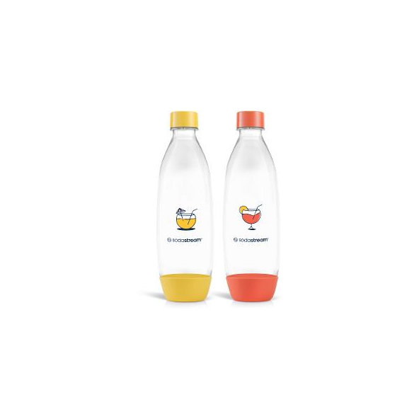 SODASTREAM Fuse láhev 2×1 l Orange/Yellow DW-safe
