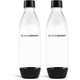 SODASTREAM Fuse láhev 2×1 l Black DW-safe