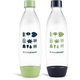 SODASTREAM Fuse láhev 2×1 l Green/Blue DW-safe