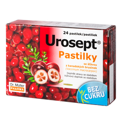 Dr. Müller UROSEPT pastilky bez cukru 24 pastilek