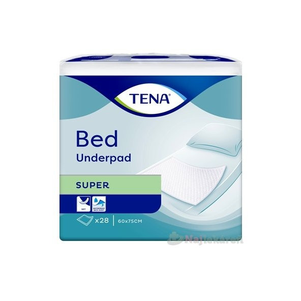 TENA Bed Super absorpční podložky 60x75 cm 28 ks
