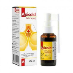 Apicold ústny sprej na bolesť hrdla 20 ml