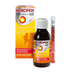 NUROFEN sirup pro děti od 3 měsíců příchuť jahoda 100 ml