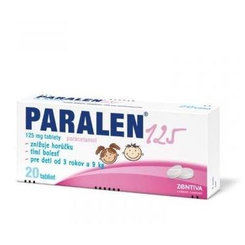 Paralen 125 mg 20 tablet