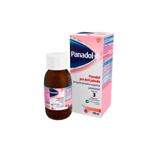PANADOL pro děti jahoda proti horečce a bolesti 100 ml