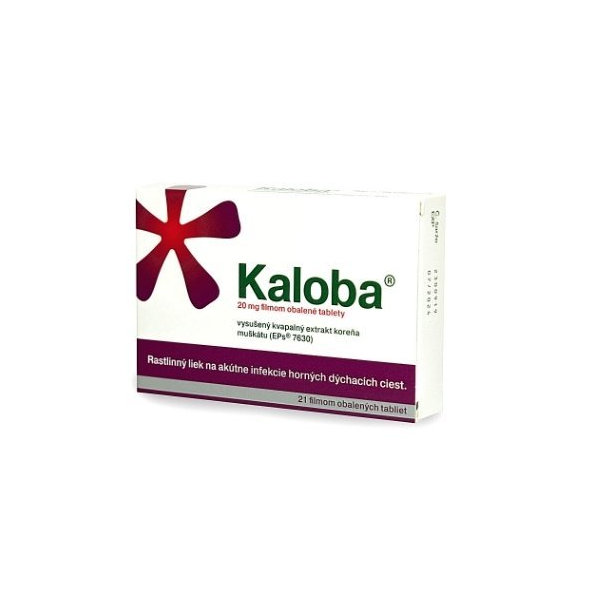 Kaloba 20 mg 21 tablet