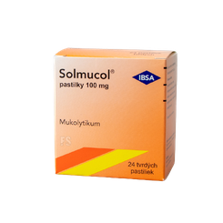 Solmucol pastilky 24 ks