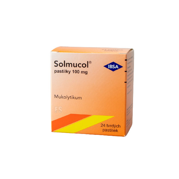 Solmucol pastilky 24 ks