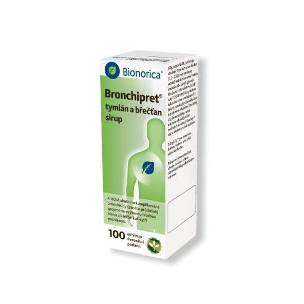 Bronchipret sirup s tymiánom a brečtanem 100 ml