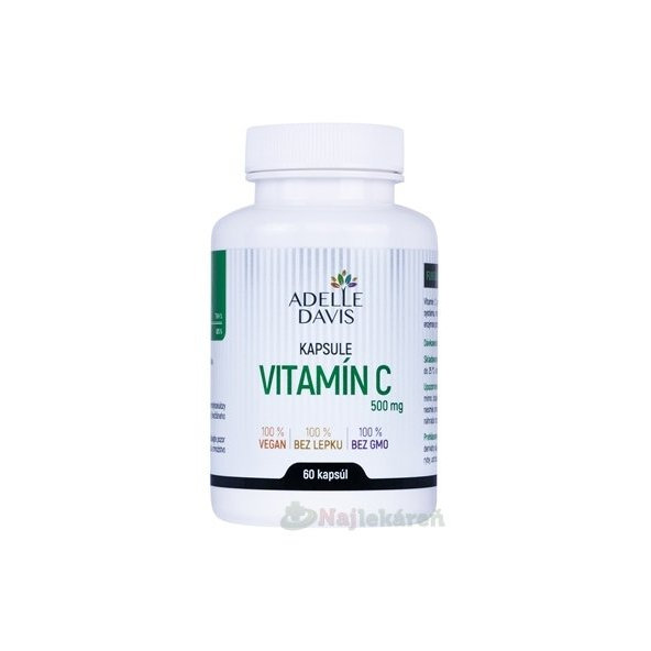 ADELLE DAVIS vitamin C 500 mg 60 kapslí