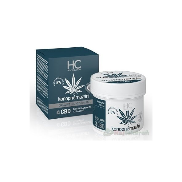 Health Culture chladivá konopná mast s CBD 125 ml