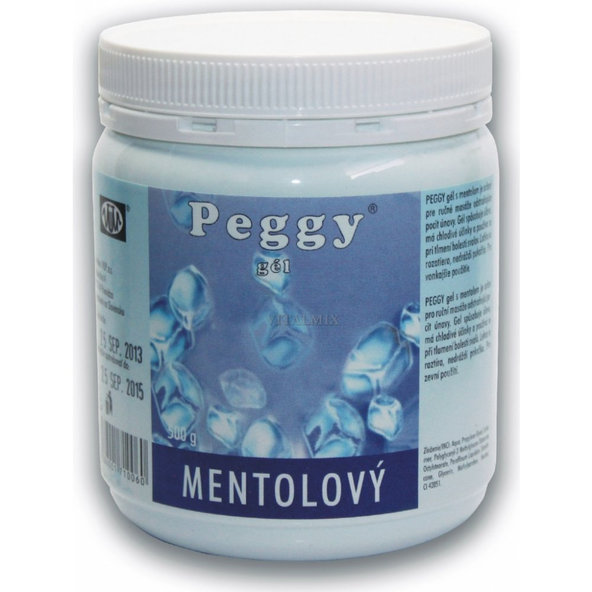 Peggy gel mentolový na zlepšení krevního oběhu 500 g