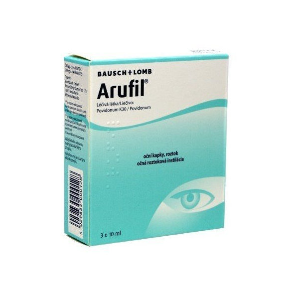 Arufil oční kapky 3x10 ml