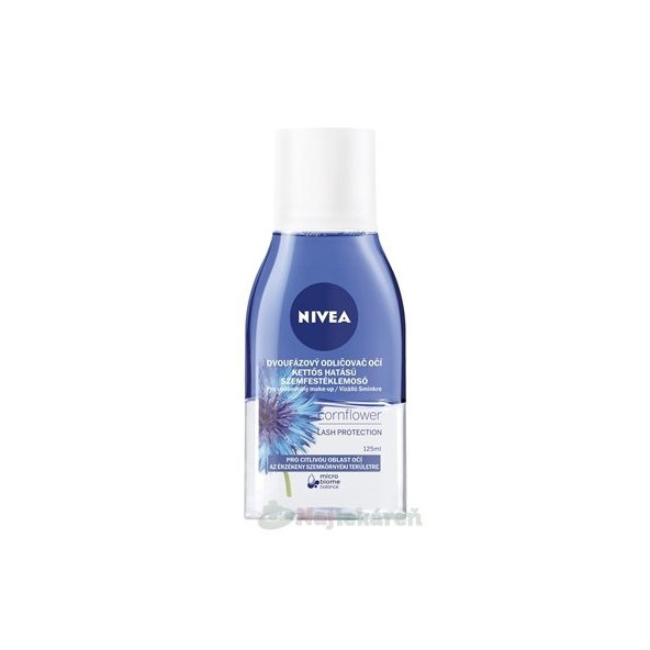 NIVEA Cornflower dvoufázový odličovač očí 125 ml